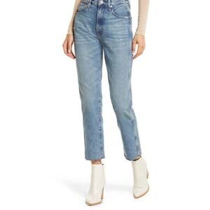 SLVERLAKE Hero Last Goodbye High Waist Ankle Blue Jeans Raw Hem Womens Size 27